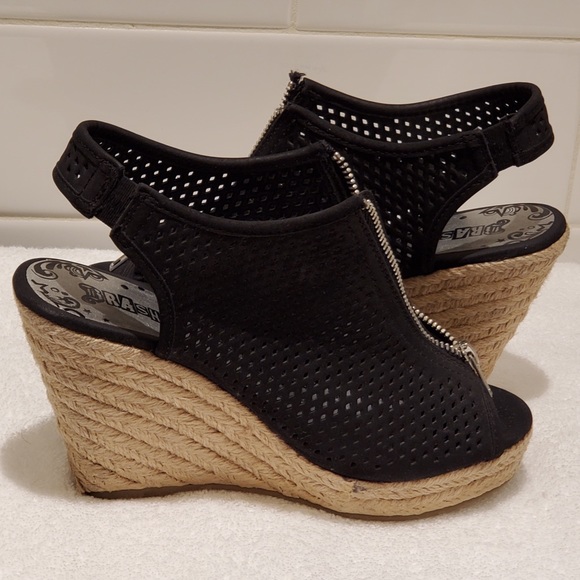 BRASH Open Toe Wedge Booties - Picture 3 of 5